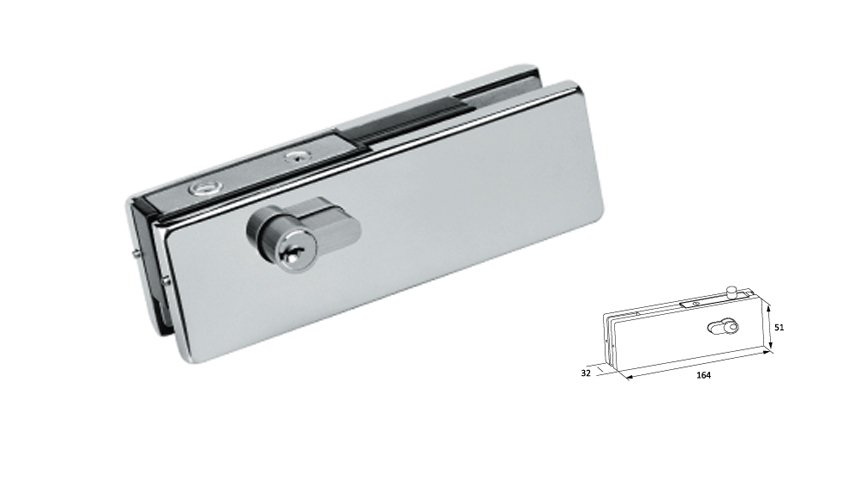 Bottom lock,stainless steel